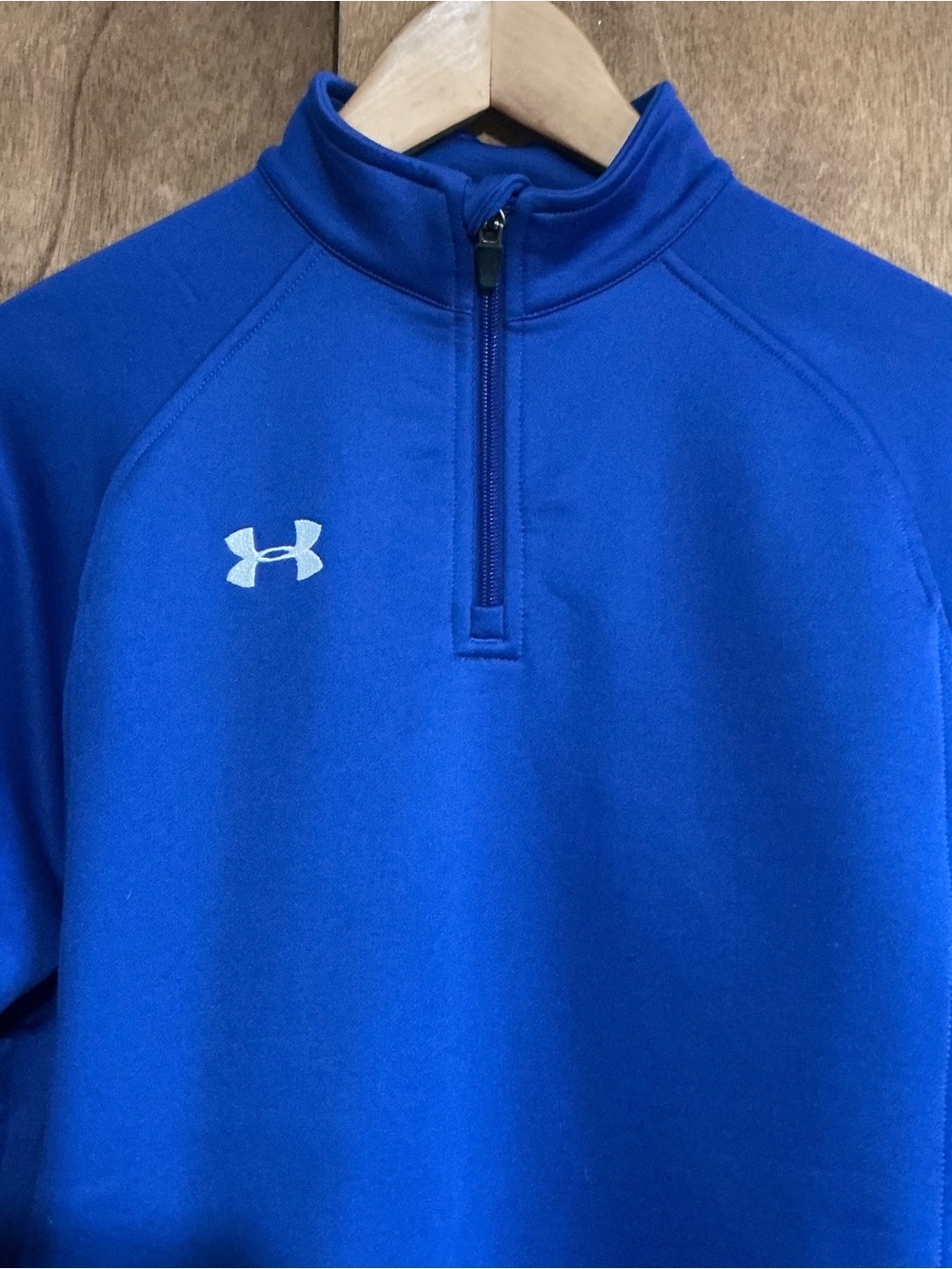 Under Armour Men's Bright Blue Half-Zip All Season Performance Pullover